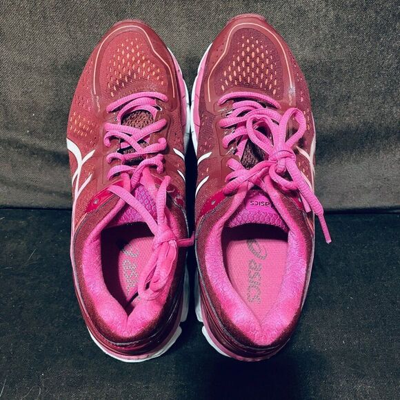 ASICS GEL Kayano 22 Womens Running Shoes Pink Rust Red Size 7 US 38 EUR Medium - Picture 7 of 11
